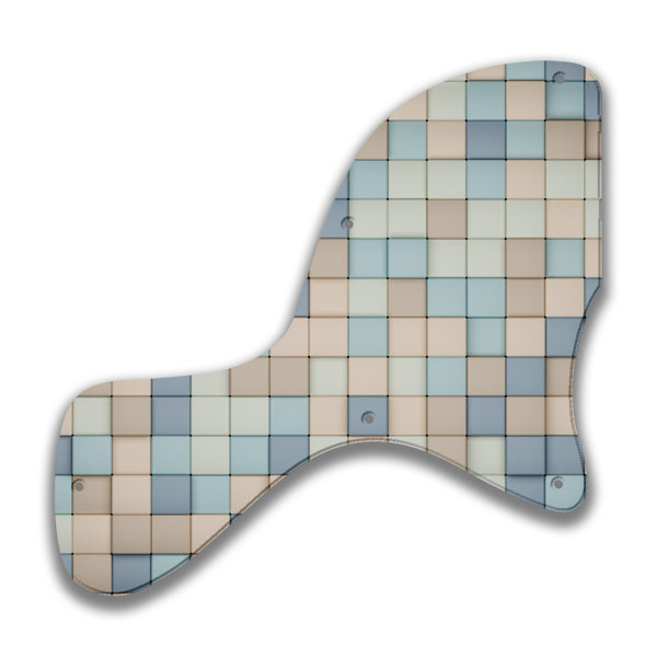 Epiphone Epiphone Epi Les Paul Junior straight neck Custom Pickguard Scratchplate TILES Design