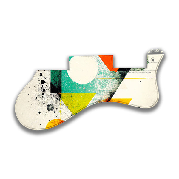 Epiphone Epiphone Epi Sheraton II Profile A Custom Pickguard Scratchplate ABSTRACT Design