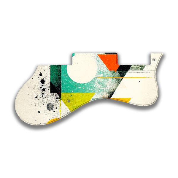 Epiphone Epiphone Epi Sheraton II Profile C Custom Pickguard Scratchplate ABSTRACT Design