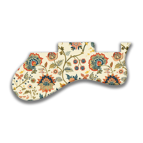 Epiphone Epiphone Epi Sheraton II Profile C Custom Pickguard Scratchplate INDIAN_FLORAL Design