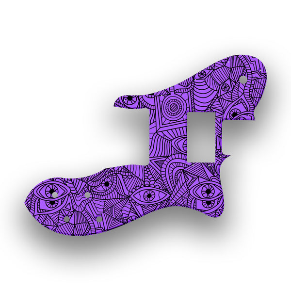 Fender Fender 72 Reissue Custom Telecaster Profile Custom Pickguard Scratchplate Abstract Design