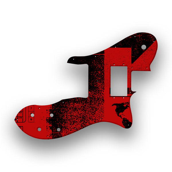 Fender Fender 72 Reissue Custom Telecaster Profile Custom Pickguard Scratchplate ABSTRACT Design