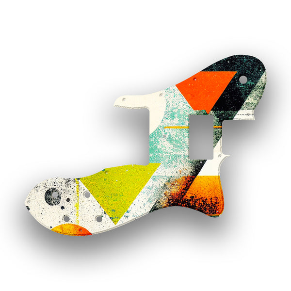 Fender Fender 72 Reissue Custom Telecaster Profile Humbucker Custom Pickguard Scratchplate ABSTRACT Design