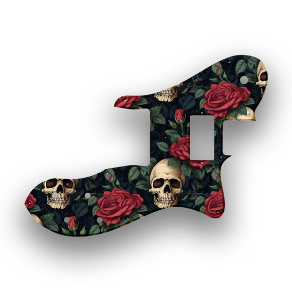 Fender Fender 72 Reissue Custom Telecaster Profile Humbucker Custom Pickguard Scratchplate SKULL Design