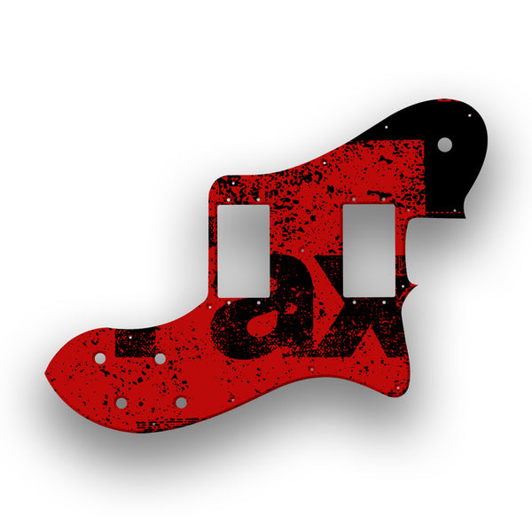 Fender Fender 72 Reissue Deluxe Telecaster Profile Custom Pickguard Scratchplate ABSTRACT Design