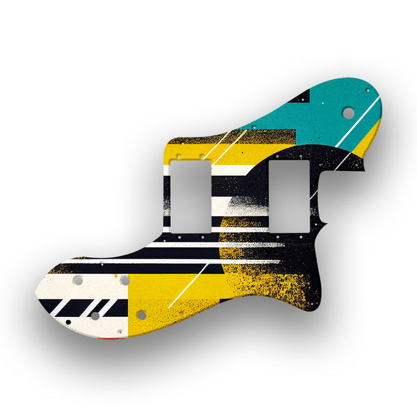 Fender Fender 72 Reissue Deluxe Telecaster Profile Custom Pickguard Scratchplate ABSTRACT Design