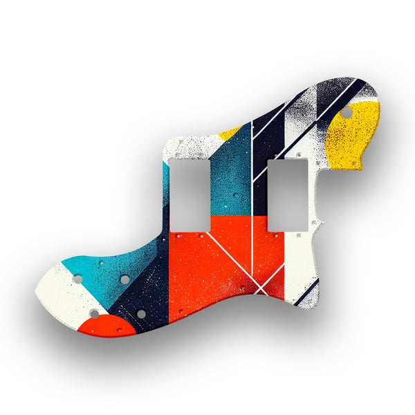 Fender Fender 72 Reissue Deluxe Telecaster Profile Custom Pickguard Scratchplate ABSTRACT Design