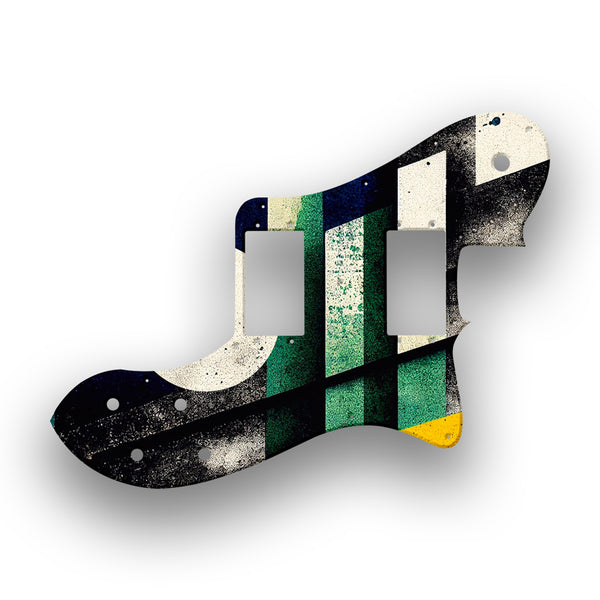 Fender Fender 72 Reissue Deluxe Telecaster Profile Custom Pickguard Scratchplate ABSTRACT Design