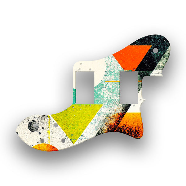 Fender Fender 72 Reissue Deluxe Telecaster Profile Custom Pickguard Scratchplate ABSTRACT Design