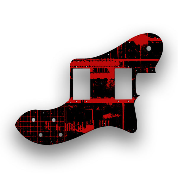 Fender Fender 72 Reissue Deluxe Telecaster Profile Custom Pickguard Scratchplate ABSTRACT Design