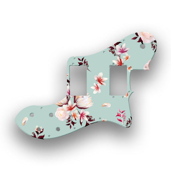 Fender Fender 72 Reissue Deluxe Telecaster Profile Custom Pickguard Scratchplate FLOWERS Design