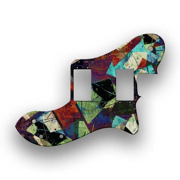 Fender Fender 72 Reissue Deluxe Telecaster Profile Custom Pickguard Scratchplate GEOMETRIC Design