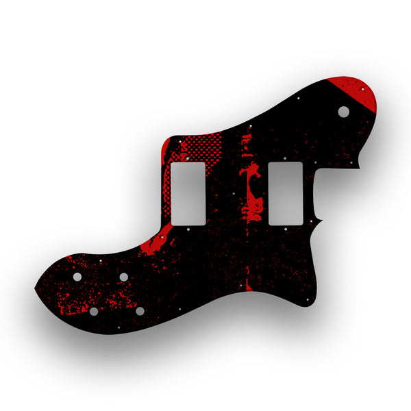 Fender Fender 72 Reissue Deluxe Telecaster Profile Humbucker Custom Pickguard Scratchplate ABSTRACT Design