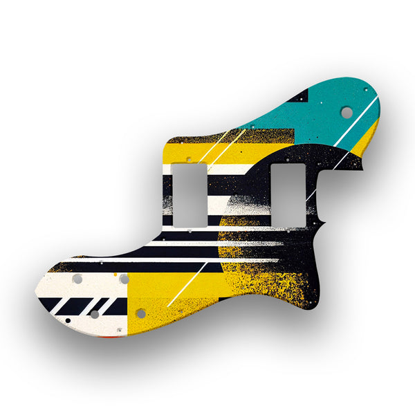 Fender Fender 72 Reissue Deluxe Telecaster Profile Humbucker Custom Pickguard Scratchplate ABSTRACT Design