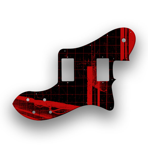 Fender Fender 72 Reissue Deluxe Telecaster Profile Humbucker Custom Pickguard Scratchplate ABSTRACT Design