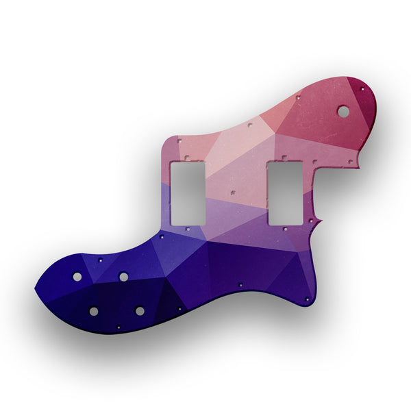 Fender Fender 72 Reissue Deluxe Telecaster Profile Humbucker Custom Pickguard Scratchplate POLYGON Design