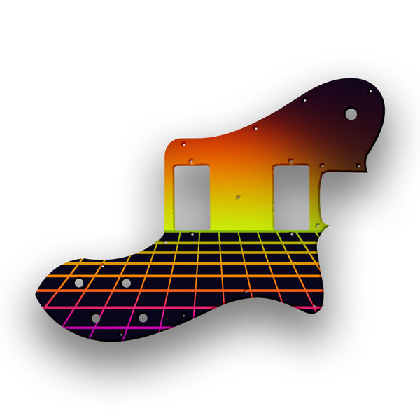 Fender Fender 72 Reissue Deluxe Telecaster Profile Humbucker Custom Pickguard Scratchplate TRON Design