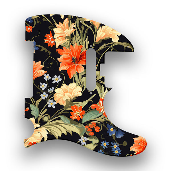 Fender Fender American Elite Telecaster Profile Custom Pickguard Scratchplate Floral Design