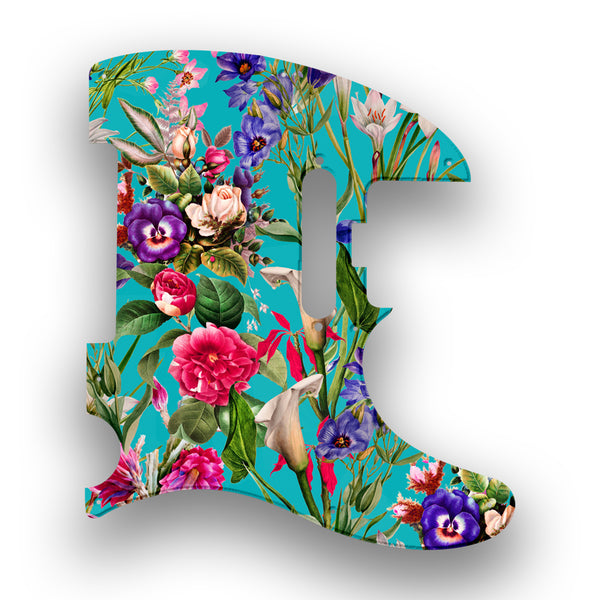 Fender Fender American Elite Telecaster Profile Custom Pickguard Scratchplate FLOWERS Design