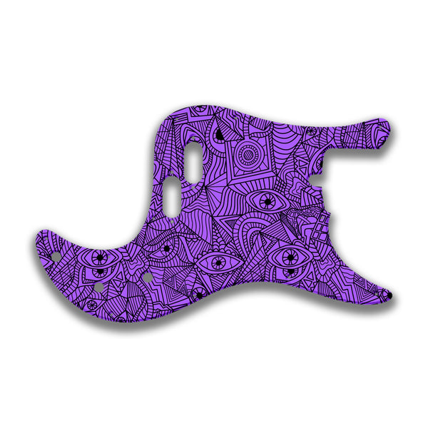 Fender Fender Bullet Bass Profile Custom Pickguard Scratchplate Abstract Design