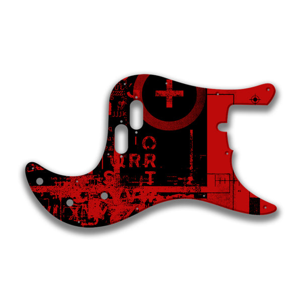 Fender Fender Bullet Bass Profile Custom Pickguard Scratchplate ABSTRACT Design