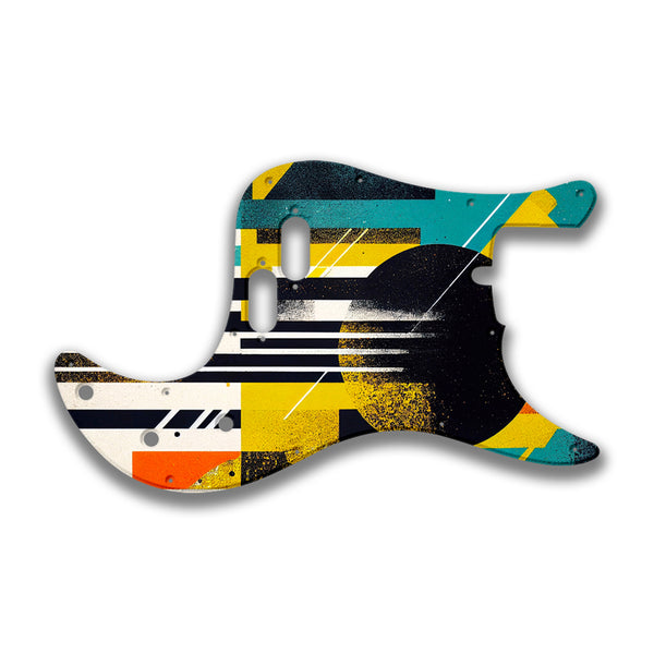 Fender Fender Bullet Bass Profile Custom Pickguard Scratchplate ABSTRACT Design