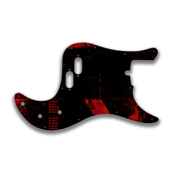 Fender Fender Bullet Bass Profile Custom Pickguard Scratchplate ABSTRACT Design