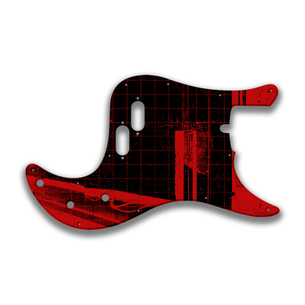 Fender Fender Bullet Bass Profile Custom Pickguard Scratchplate ABSTRACT Design