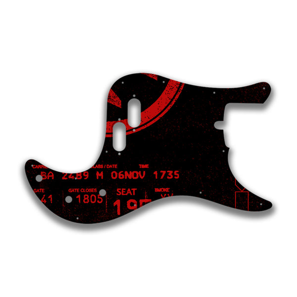 Fender Fender Bullet Bass Profile Custom Pickguard Scratchplate ABSTRACT Design