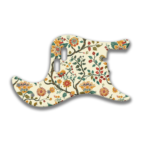 Fender Fender Bullet Bass Profile Custom Pickguard Scratchplate INDIAN_FLORAL Design