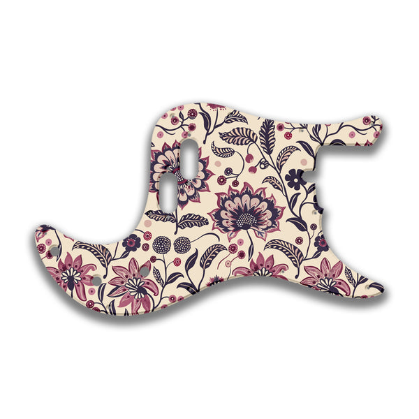 Fender Fender Bullet Bass Profile Custom Pickguard Scratchplate INDIAN_FLORAL Design