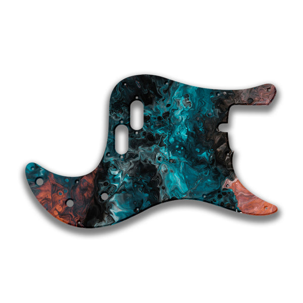 Fender Fender Bullet Bass Profile Custom Pickguard Scratchplate SWIRL Design