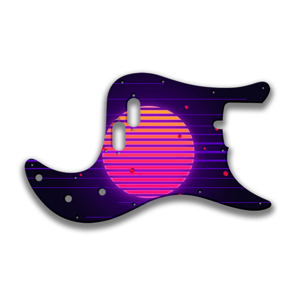 Fender Fender Bullet Bass Profile Custom Pickguard Scratchplate TRON Design