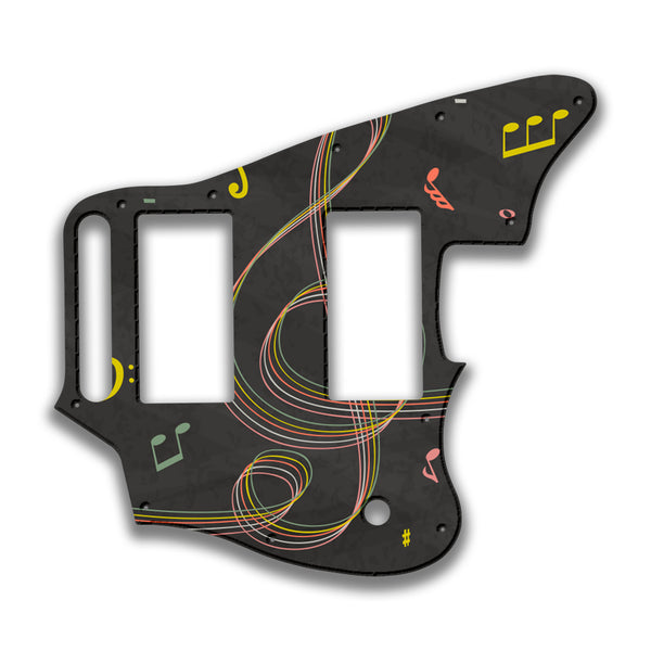 Fender Fender Jaguar Blacktop Profile Custom Pickguard Scratchplate Music Design