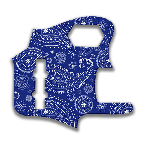 Fender Fender Jaguar Bass Profile B Custom Pickguard Scratchplate Paisley Design