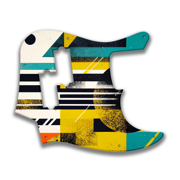 Fender Fender J Bass Blacktop Profile Custom Pickguard Scratchplate ABSTRACT Design