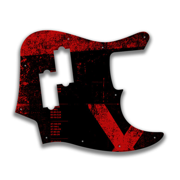 Fender Fender J Bass Blacktop Profile Custom Pickguard Scratchplate ABSTRACT Design