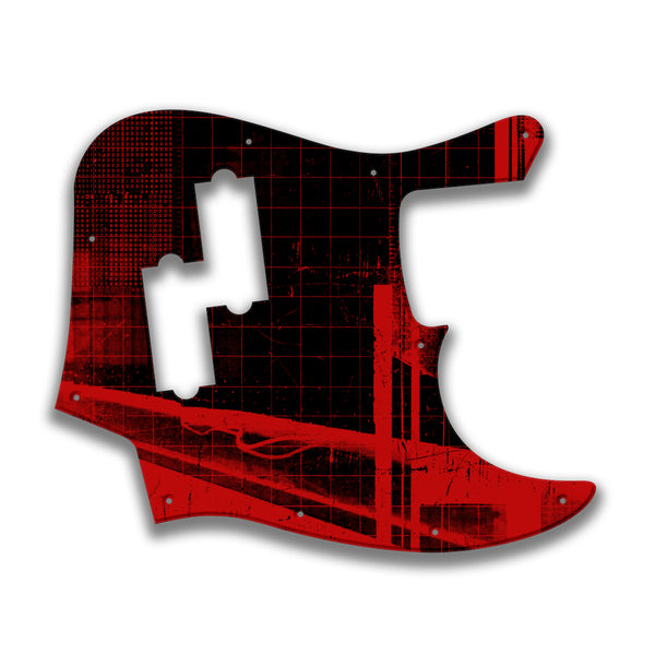 Fender Fender J Bass Blacktop Profile Custom Pickguard Scratchplate ABSTRACT Design