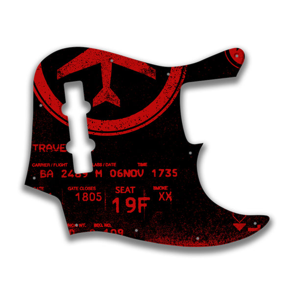 Fender Fender J Bass Geddy Lee (2017+) Profile Custom Pickguard Scratchplate ABSTRACT Design