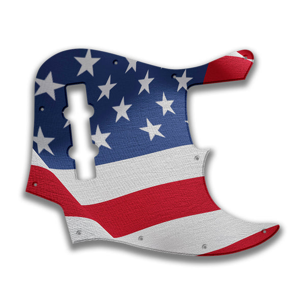 Fender Fender J Bass Geddy Lee (2017+) Profile Custom Pickguard Scratchplate Flag Design