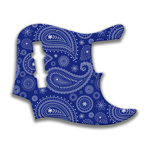 Fender Fender J Bass Geddy Lee (2017+) Profile Custom Pickguard Scratchplate Paisley Design