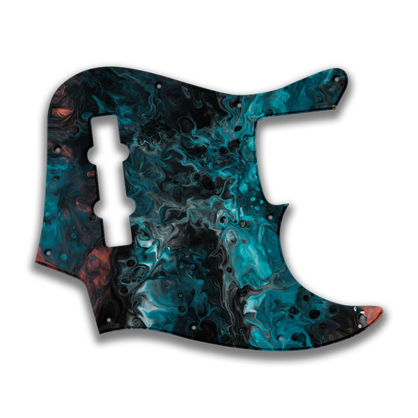 Fender Fender J Bass Geddy Lee (2017+) Profile Custom Pickguard Scratchplate SWIRL Design