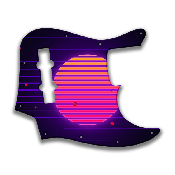 Fender Fender J Bass Geddy Lee (2017+) Profile Custom Pickguard Scratchplate TRON Design