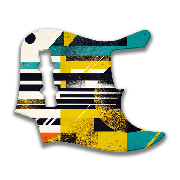 Fender Fender J Bass Geddy Lee Profile Custom Pickguard Scratchplate ABSTRACT Design