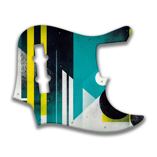 Fender Fender J Bass Geddy Lee Profile Custom Pickguard Scratchplate ABSTRACT Design