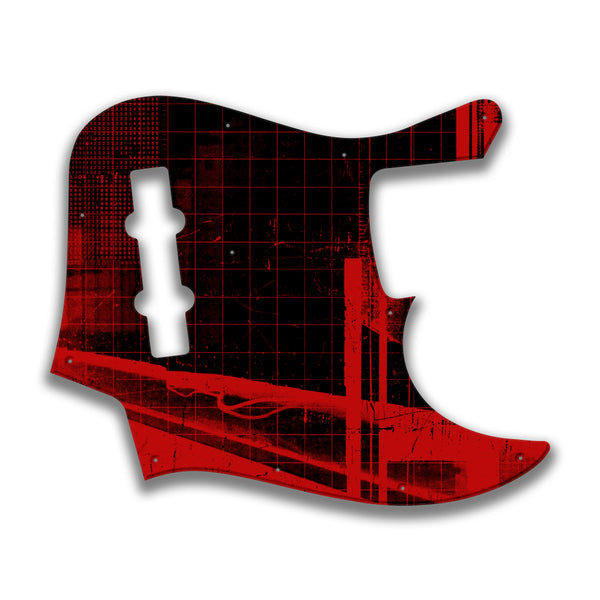 Fender Fender J Bass Geddy Lee Profile Custom Pickguard Scratchplate ABSTRACT Design