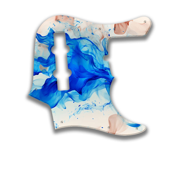 Fender Fender J Bass Deluxe 4 String (pre 2010) Profile Custom Pickguard Scratchplate Fire Design