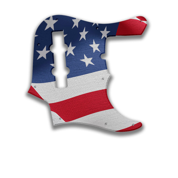 Fender Fender J Bass Deluxe 4 String (pre 2010) Profile Custom Pickguard Scratchplate Flag Design