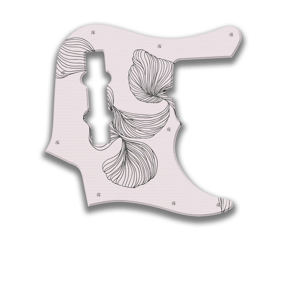 Fender Fender J Bass Deluxe 4 String (pre 2010) Profile Custom Pickguard Scratchplate Line Design