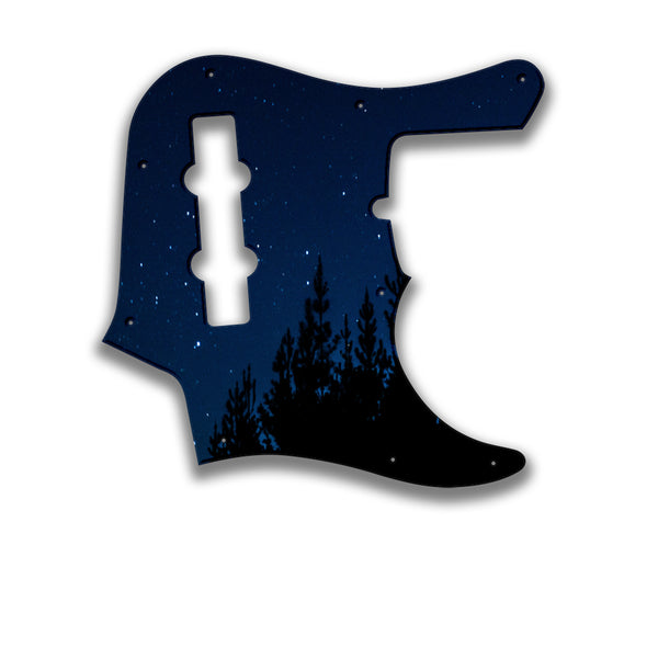 Fender Fender J Bass Deluxe 4 String (pre 2010) Profile Custom Pickguard Scratchplate NIGHT Design